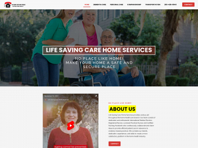 lifesavingcarehomeservices.com snapshot