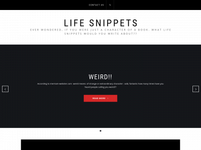 life-snippet.com snapshot