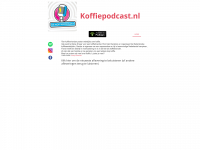koffiepodcast.nl snapshot