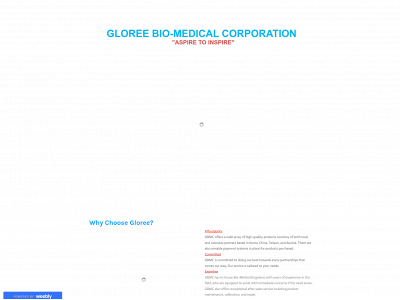 gloreebiomedicalcorp.weebly.com snapshot