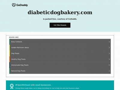 diabeticdogbakery.com snapshot