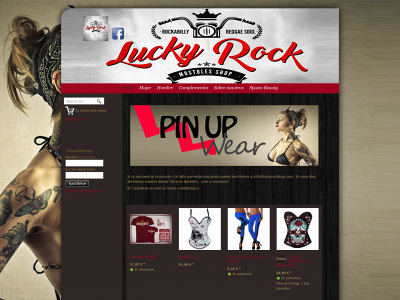 www.luckyrockshop.com snapshot