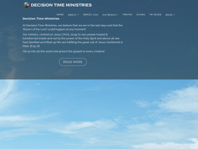 decisiontimeministries.co.uk snapshot