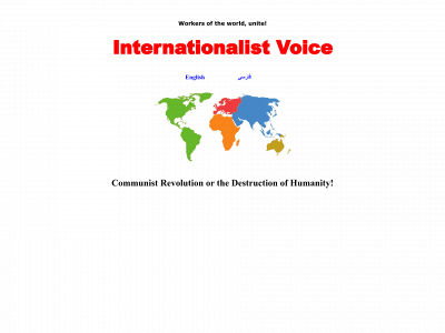 internationalistvoice.org snapshot