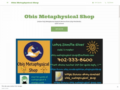 obis-metaphysical.com snapshot