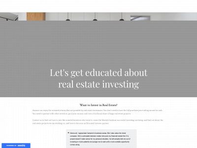 www.the-educated-investor.com snapshot