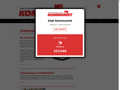kommunist.dk snapshot