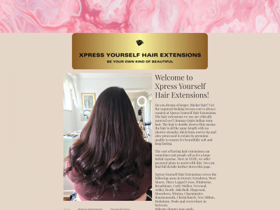 xpress-yourself-hair-extensions.co.uk snapshot