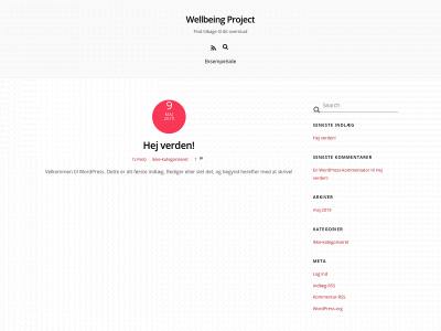 wellbeingproject.dk snapshot