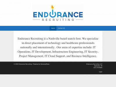 endurancerecruiting.com snapshot