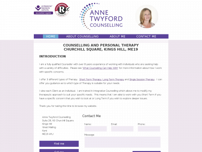 annetwyfordcounselling.co.uk snapshot
