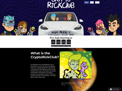 cryptorickclub.com snapshot