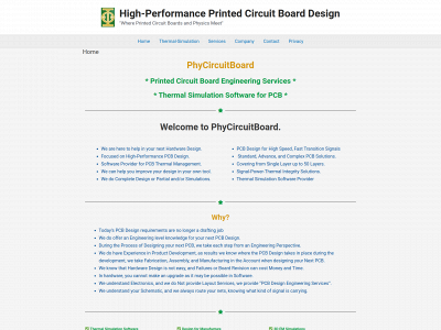 phycircuitboard.tech snapshot