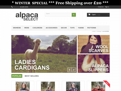 alpacaselect.co.uk snapshot
