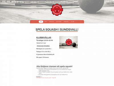 sundsvallssquashclub.se snapshot