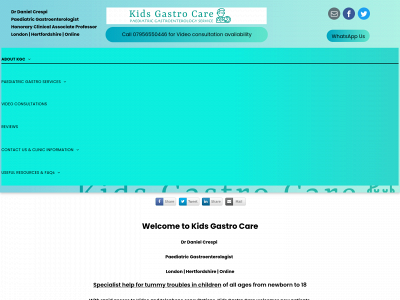 kidsgastrocare.co.uk snapshot