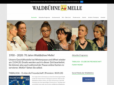 waldbuehne-melle.com snapshot