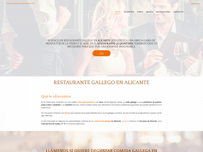 www.restaurantelaquinteria.com snapshot
