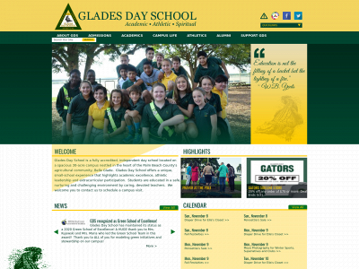 www.gladesdayschool.com snapshot