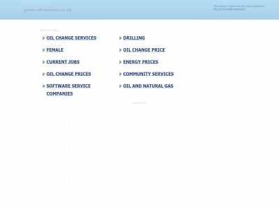 gecko-oil-services.co.uk snapshot