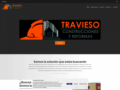 construccionesyreformastravieso.com snapshot