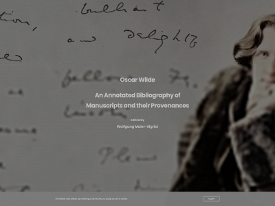 wilde-manuscripts.org snapshot