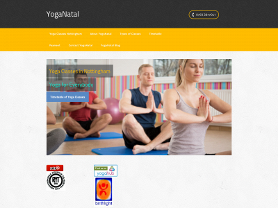 yoganatal.co.uk snapshot
