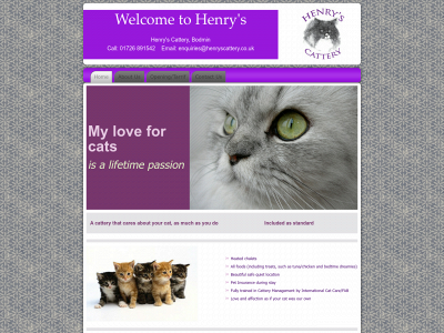 henryscattery.co.uk snapshot