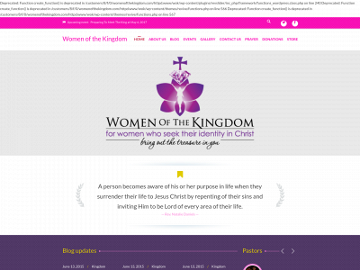 womenofthekingdom.com snapshot
