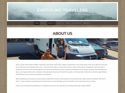 earthlingtravelers.com snapshot