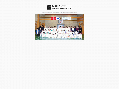 aarhus-vest-taekwondo.dk snapshot