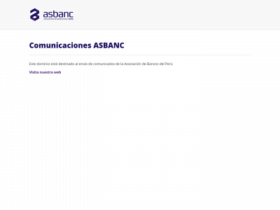 comunicaciones-asbanc.com.pe snapshot