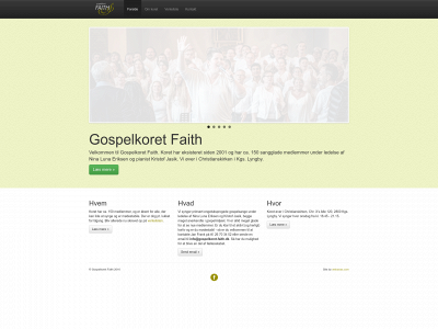 gospelkoret-faith.dk snapshot
