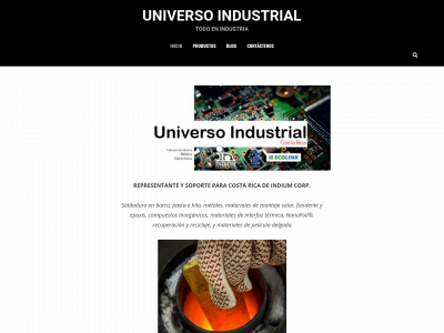 universoindustrial.com snapshot
