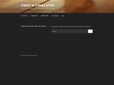 firstnfinalstop.com snapshot