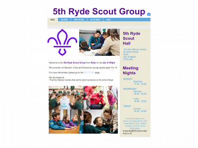 5thrydescoutgroup.co.uk snapshot