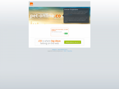 pet-online.co snapshot