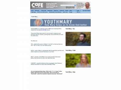 www.youthmary.org snapshot