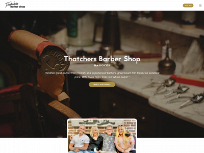 thatchersbarbershop.co.uk snapshot