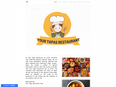 yourtapasrestaurant.weebly.com snapshot