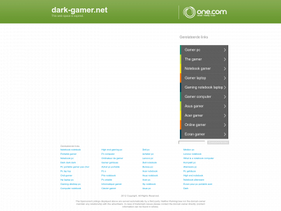dark-gamer.net snapshot