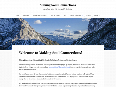 makingsoulconnections.com snapshot