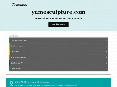 yumesculpture.com snapshot