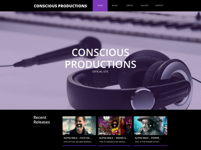 conscious-productions.com snapshot