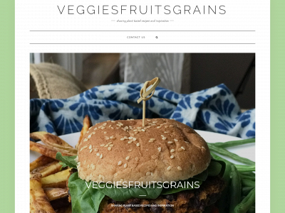 veggiesfruitsgrains.com snapshot
