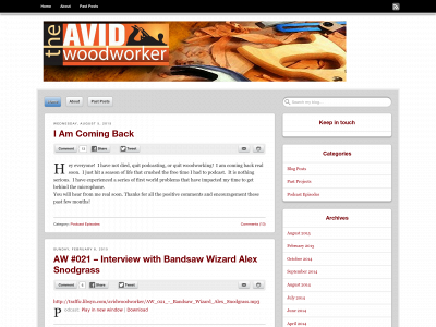 avidwoodworker.com snapshot
