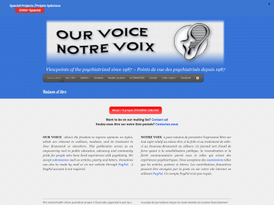 ourvoice-notrevoix.com snapshot