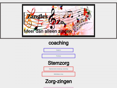 zanglesenzo.nl snapshot