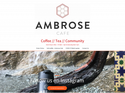 ambrosecafe.com snapshot