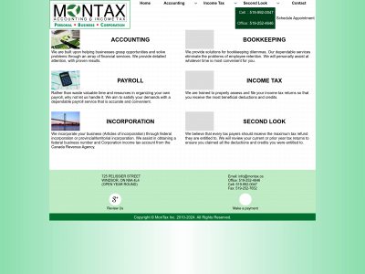 montax.ca snapshot